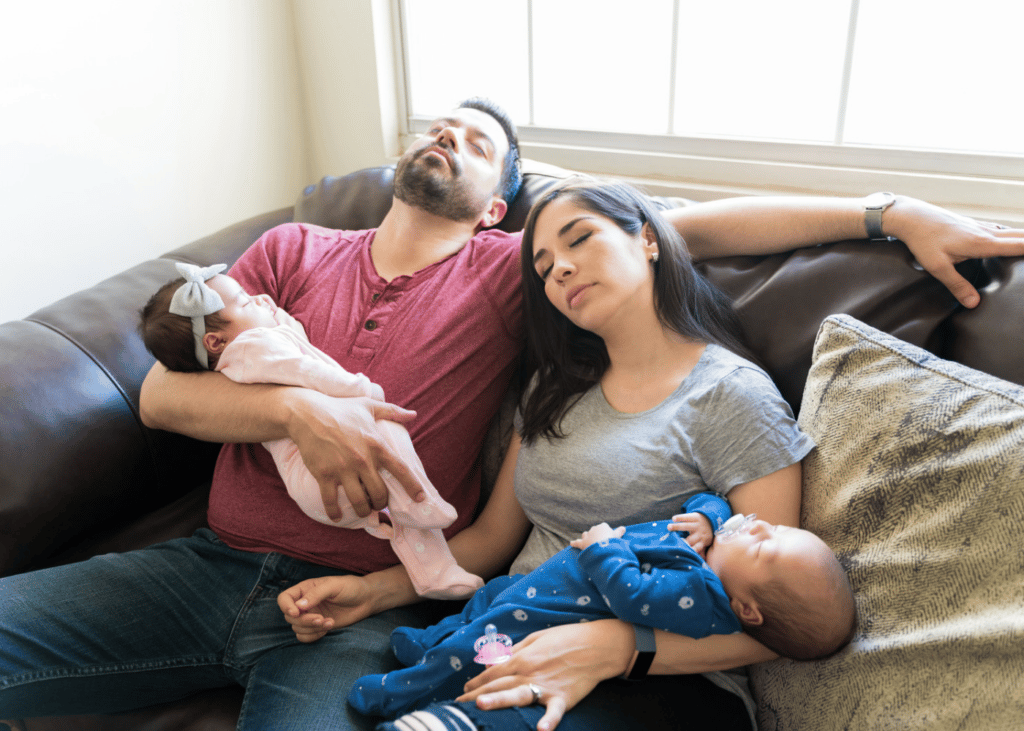 sommeil bébé 3 mois : épuisement parental